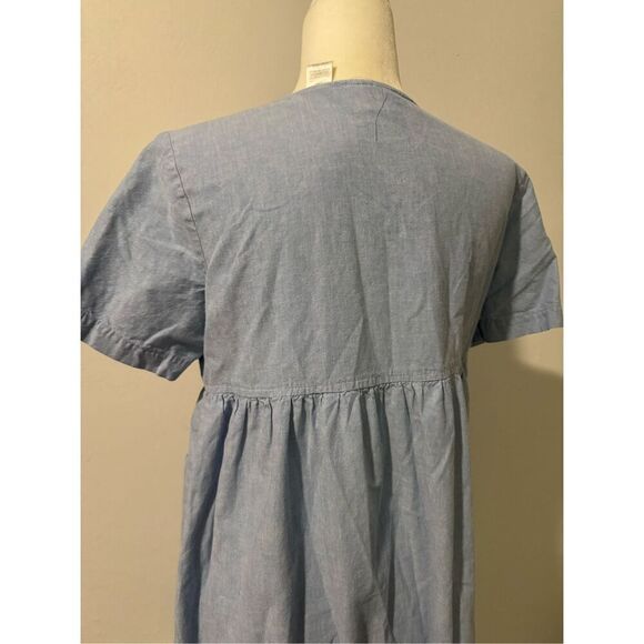 Cabernet blue embroidered dress with pockets PM - Picture 5 of 9